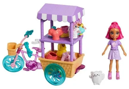 Polly Pocket Carrito De Dulces Sorpresas Hhx76 Mattel