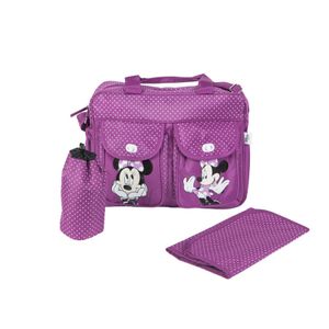 Bolso Maternal con Cambiador Disney Violeta