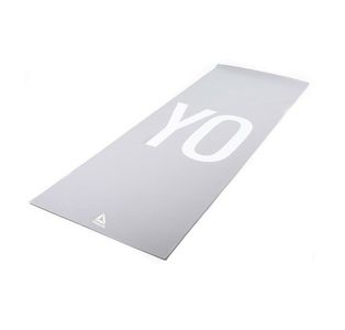 Colchoneta Mat Yoga Reebok 4 mm Gris YOGA