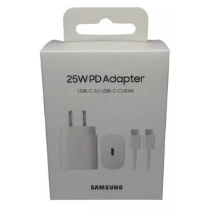 Cargador Samsung Tipo-C 25w carga Rápida Fold 2- Flod 3 -Fold 4 Original BLANCO