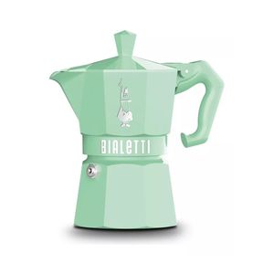 Cafetera Bialetti Exclusive Moka 3 Tazas Verde