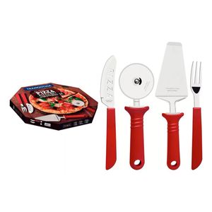Cubiertos Kit Para Pizza Tramontina 14 Piezas Acero Inoxidable C/ Caja