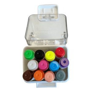 Marcadores Acrílicos Con Estuche X12 Colores Sl7101 Shine Surtido