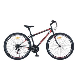 Bicicleta Mtb Overtech Q3 R29, 21 Velocidades Sunrun, Color Negro/Rojo, Tamaño del cuadro XL