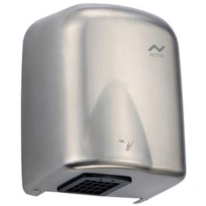 Secador De Mano Automatico Nictom Sdm01 Sensor Y Corte Automático 1500w Plateado