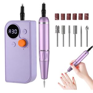 Torno Uñas Inalambrico Portatil 30.000 Rpm Con Pantalla Led