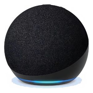 Amazon Echo Dot 5th Gen con asistente virtual Alexa negro 110V/240V color negro
