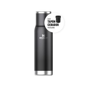 Termo Stanley Adventure TO-GO Charcoal 1 LTS c/ Tapon Pico Cebador