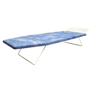 Tabla para planchar de mesa con tela de algodón estampada