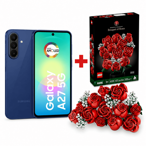 Combo Dia de la Madre Celular Samsung A27 256/8GB Azul + Ramo de Rosas Lego 10328