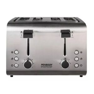 Tostadora Peabody T8520 4 Panes Acero Inox 1800W