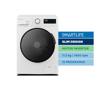 Lavarropas Smartlife Inverter 11.5Kg 1400 Rpm Blanco