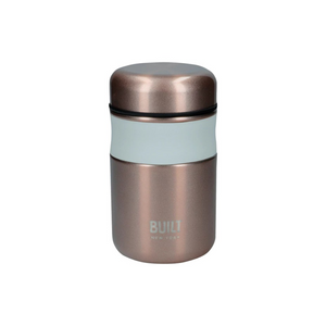 Termo Built BLTJAR490GLD Alimentos - Vianda Térmica 473ml - Food Jar Inox Rose Gold