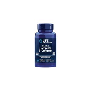 Cápsulas con complejo B completo bioactivo, 60