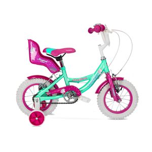 Bicicleta Infantil Rodado 12“ TopMega Magical Celeste