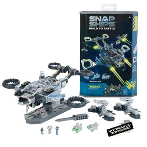 Juguete de construcción de edificios Snap Ships Trident ST-33 Gunship