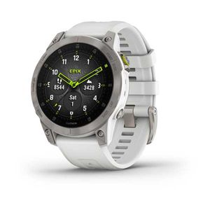 Garmin Smartwatch epix Gen 2 Zafiro Titanio Blanco Tactil $1.426.999