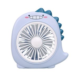 Ventilador Mini De Mesa Portátil Recargable Celeste VENTI-CS1229 Dinax