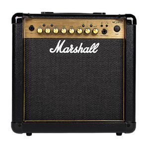Amplificador de guitarra Marshall MG15 FX dorado