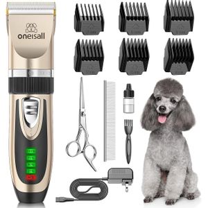 oneisall Cortapelos para perros de bajo ruido, 2