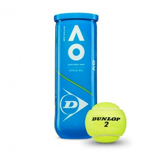 Tubo de Pelotas de Tenis Dunlop Australian Open 06216 x3 Unidades