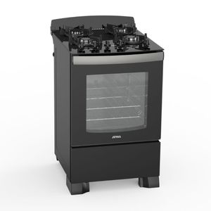 Cocina Atma 94CCM056N 56C Negra