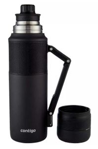 Termo Contigo 1.1 Lt Acero Inoxidable Negro