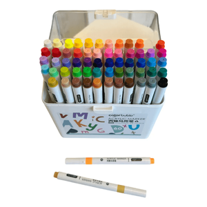 Marcadores Acrílicos Con Estuche X60 Colores Sl7105 Shine Surtidos