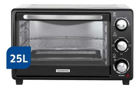 Horno Eléctrico Tramontina Glass Cook 25 Litros Heg