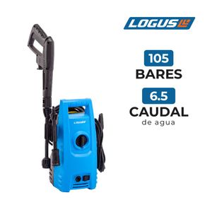 Hidrolavadora eléctrica Logus HL-105 azul con 105bar de presión máxima 220V