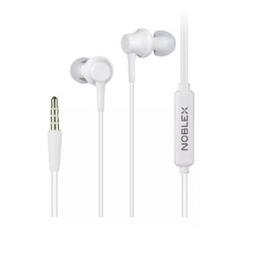 Auriculares In Ear Noblex Hp05wp Con Micrófono Color Blanco