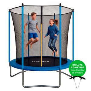 Cama Elástica Gadnic 244 cm 8 ft Con Red De Protección