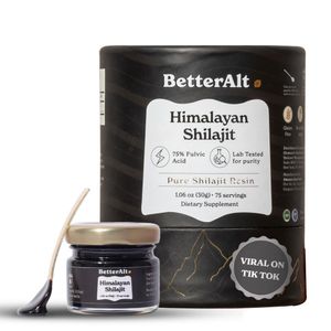 Suplemento Better Alt Pure de Shilajit del Himalaya, 400 mg