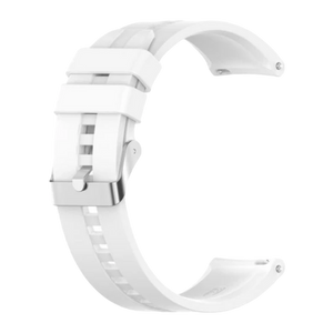 Malla Correa Para Smartwatch Reloj S1 Active Xiaomi Mi Watch 1,39 Blanco Hebilla Acero  Gt3