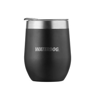 Copón Térmico  Matero  Waterdog. 350 ml  - 100% Acero Inoxidable - Negro.