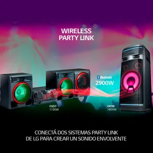 Minicomponente Lg Xboom Ck57 Karaoke Wireless - IntegralPro