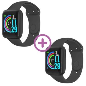 2x1 Smartwatch Only Touch Negro