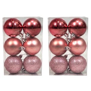 Set de 12 globos de 7cm Gold Rose 2 cajas x 6 un.
