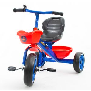 Triciclo Infantil Con Caño Reforzado Dencar Spiderman