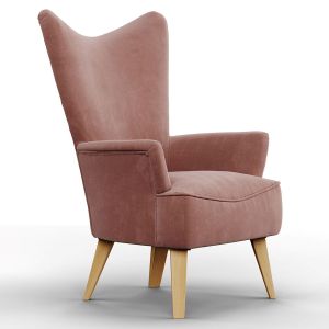 Sillon Fijo Olivia Pana Rosa Lustre Miel