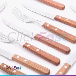 Juego Set Kit Cubiertos Tramontina: Cuchillo Y Tenedor X24