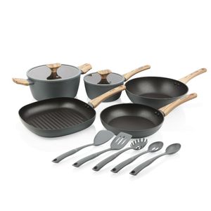 Batería de Cocina Taioor 12 Piezas Gris Oscuro