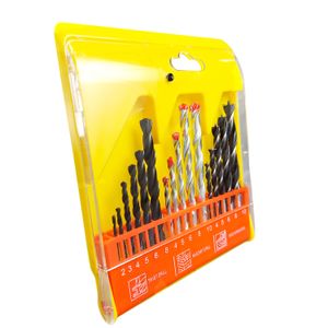 Set X16 Mechas Espiral Para Metal Madera Y Pared Herramienta RJ3835