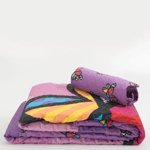 Cubrecama Matelasseado Romero Britto Twin Corazón P