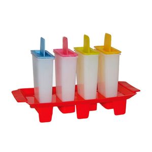 Heladito Freezer Con Moldes Y Base Pack X4 Multicolor - Colombraro