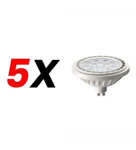 Pack X 5 Lámparas Led Dicroicas Ar111 Candela 12w