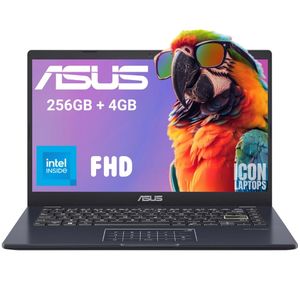 Notebook Asus Intel N6000 4gb Ram 256gb Ssd 14 Fhd Win11 Star Black