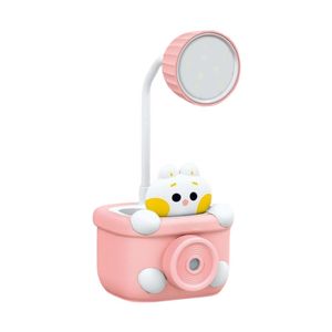 Lámpara Velador Led Luz De Noche Multiuso Rosa Dinax DX-LAMPCAT