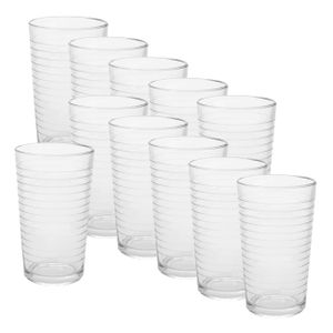 Set 12 Vasos Cobra 350 ML Vidrio Durax