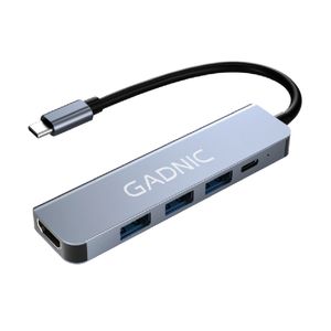 Adaptador USB C Hub Para Mac y Pc 4 en 1 Usb C - HDMI - Usb 3.0 $28.399 Llega mañana